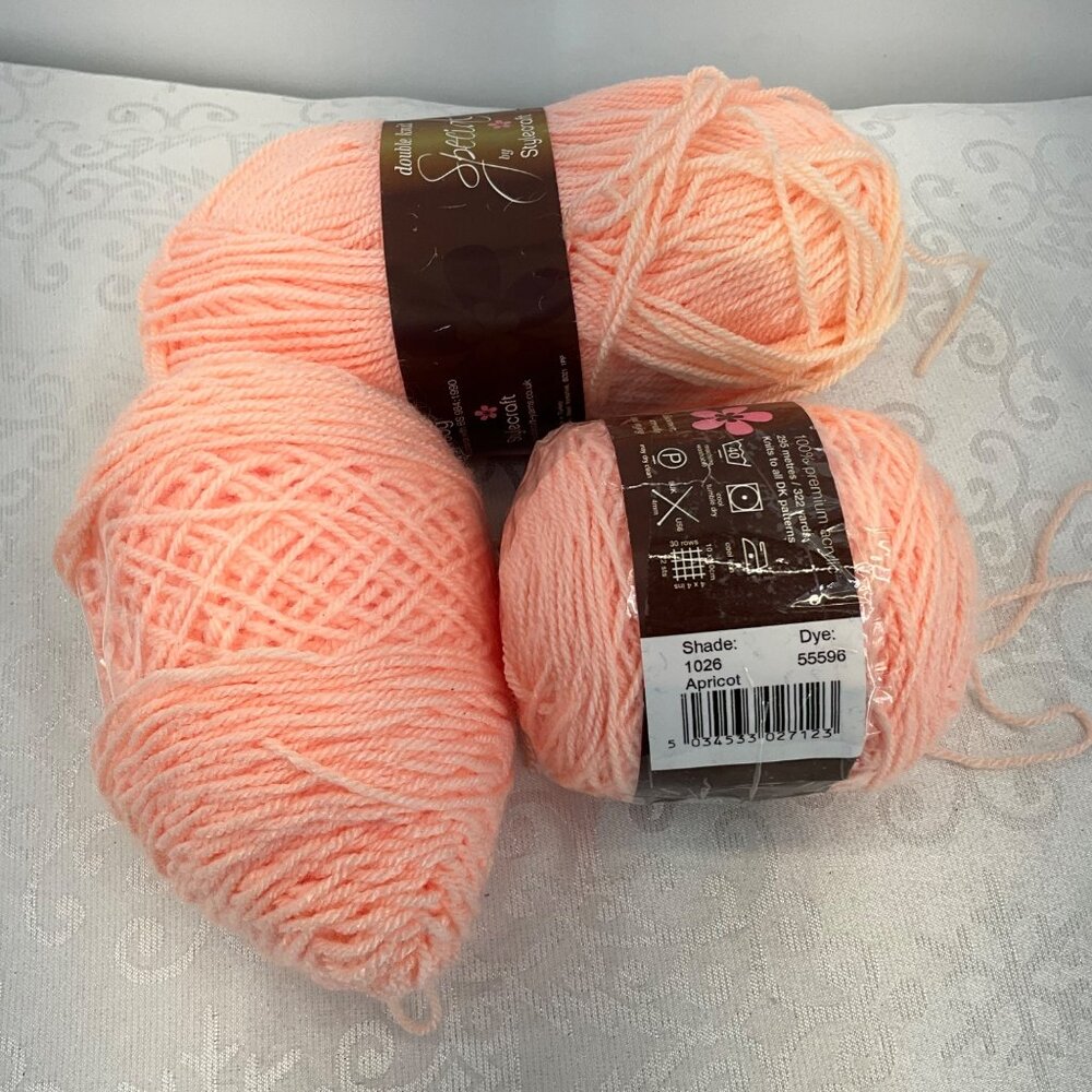 Stylecraft Special Double Knit Yarn Apricot 100% Premium Acrylic‎